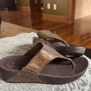 Fitflop Metallic Brown Sandals